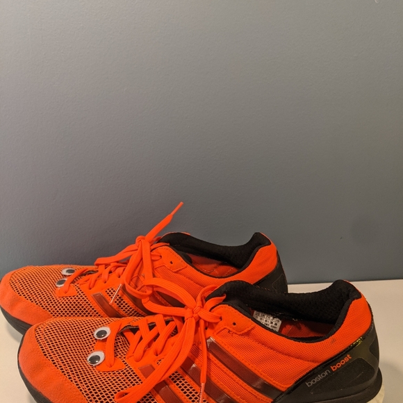 Adidas Adizero Boston Boost 7 in orange and black - Picture 4 of 7